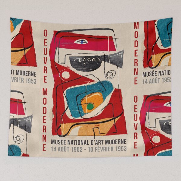 Item preview, Modern Art Exhibition Poster - Homage to Le Corbusier designed and sold by Martin Geller.