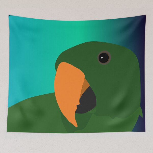 Item preview, Cute, colourful eclectus parrot  designed and sold by The Iconic Aussie.