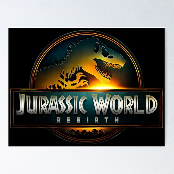Item preview, jurassic dinosaur logo designed and sold by Blck-Acid-Devil.