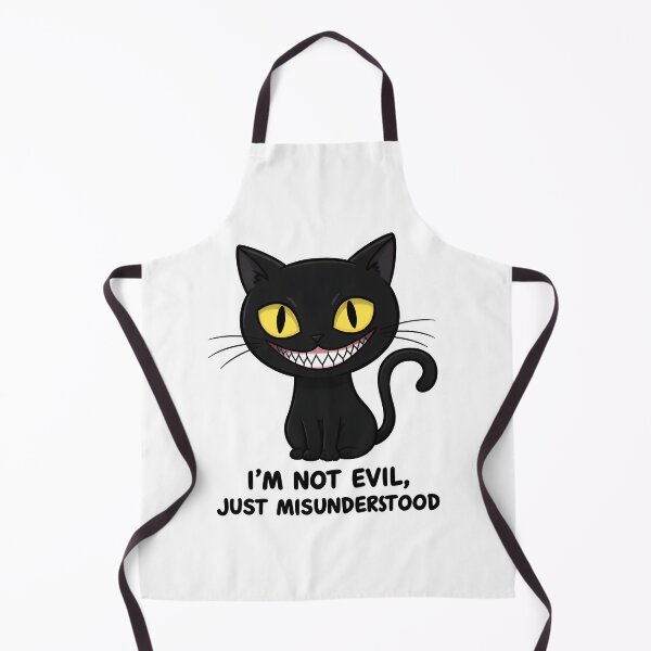Item preview, Playful Black Cat Smiling with Mischievous Expression on Black Background designed and sold by RUMOOROZ.