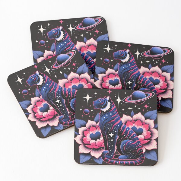 Item preview, Cosmic Tiger & Roses designed and sold by zzz888.