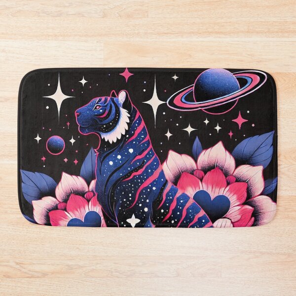 Item preview, Cosmic Tiger & Roses designed and sold by zzz888.