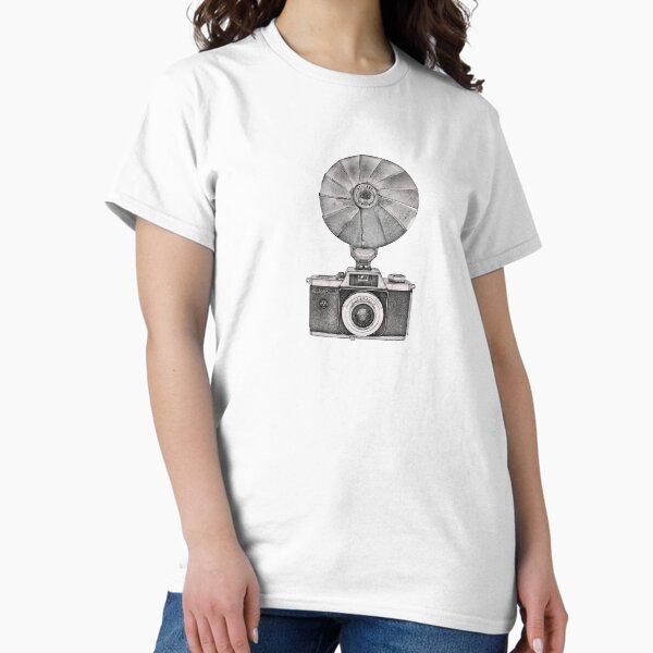 Item preview, Timeless Early Film Camera Style Tee designed and sold by Throwbackstitch.