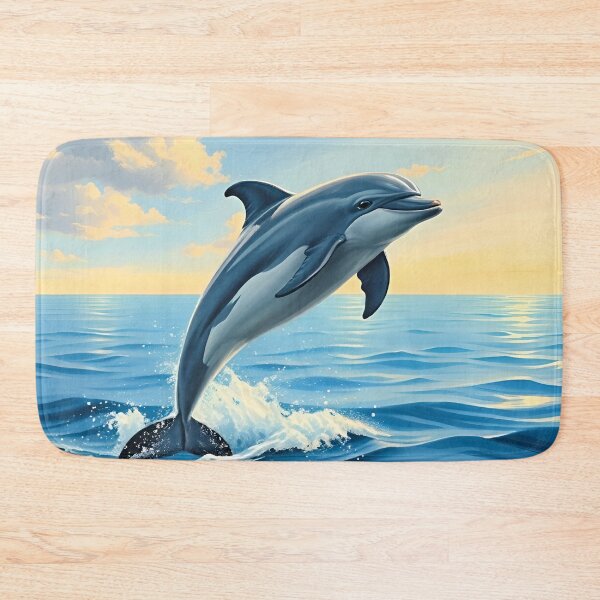 Item preview, Dolphin Oil Painting Style Save The Oceans designed and sold by kakarikihill.