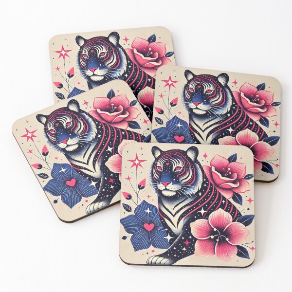 Item preview, Starry Tiger and Galactic Blooms designed and sold by zzz888.