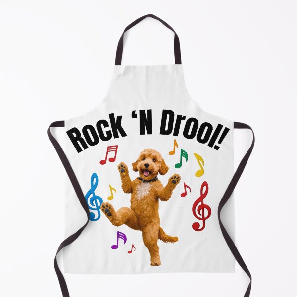 Item preview, Rock 'n Drool – Goldendoodle Dancing to Rock ‘n Roll designed and sold by Fredster1966.