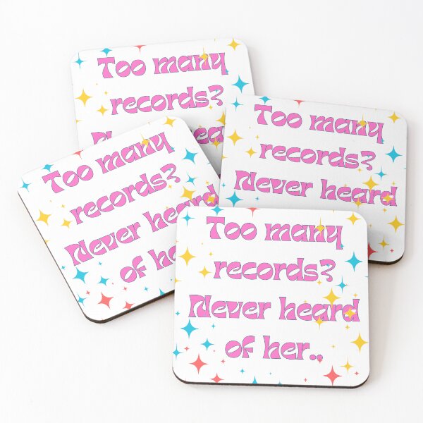 Item preview, Too many records? Never heard of her.Quote Vinyl collector Vintage Retro designed and sold by ugsdesignS.
