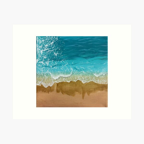 Aperçu de l'œuvre Vagues créée et vendue par wwinter_art.
