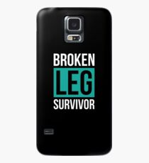 Broken Leg Survivor Broken Leg Gift Get Well Soon T-Shirt Case/Skin for Samsung Galaxy