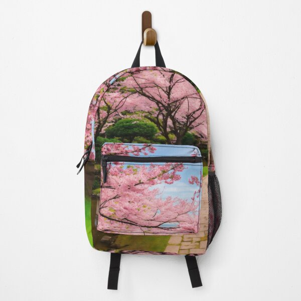 Item preview, Serene Cherry Blossom Pathway designed and sold by John v p.