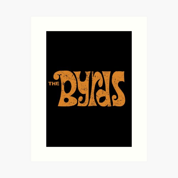 Aperçu de l'œuvre Rétro The Byrds créée et vendue par Briviiawhells.