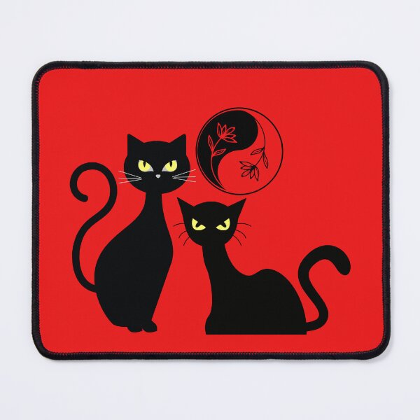 Item preview, Black Cats with Floral  designed and sold by Laura-Rung.