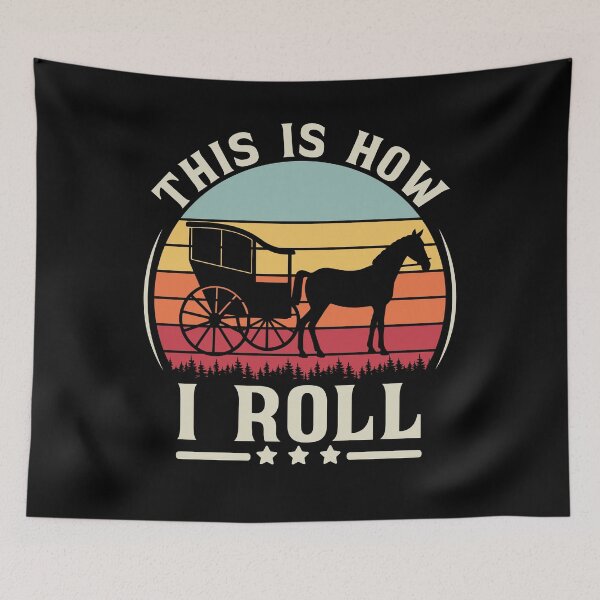 Item preview, Amish Horse & Buggy This Is How I Roll Vintage Lancaster PA T-Shirt designed and sold by KGN  CREATIVITY.