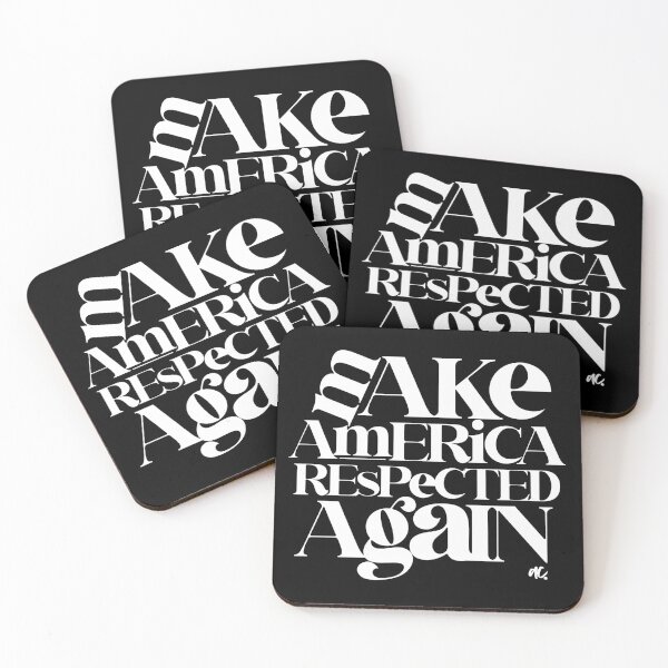 Item preview, MAKE AMERICA RESPECTED AGAIN designed and sold by alegnacreates.