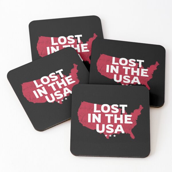 Item preview, LOST IN THE USA TRAVEL T-Shirt designed and sold by All About Merch.