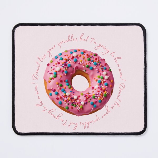 Item preview, I'm going to be a mom, I will be a mother, Baby Announcement,Sweet Pink Baby Announcement,, Pink Donut designed and sold by KolorellaS.