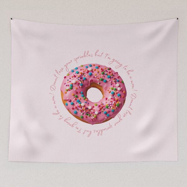 Item preview, I'm going to be a mom, I will be a mother, Baby Announcement,Sweet Pink Baby Announcement,, Pink Donut designed and sold by KolorellaS.