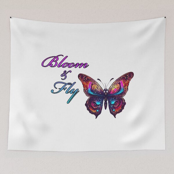 Item preview, Bloom and Fly - Butterfly quote 1 designed and sold by Tom-Johnson.