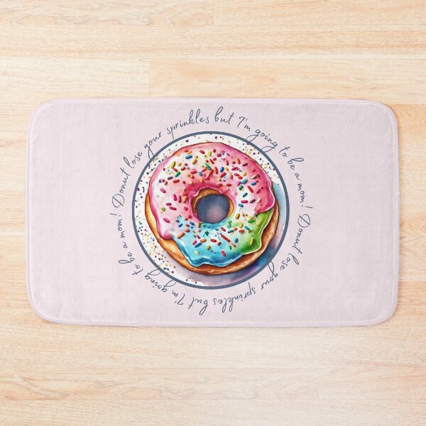 Item preview,  I'm going to be a mom, I will be a mother, Baby Announcement,Sweet Pink Baby Announcement,, Pink Donut designed and sold by KolorellaS.