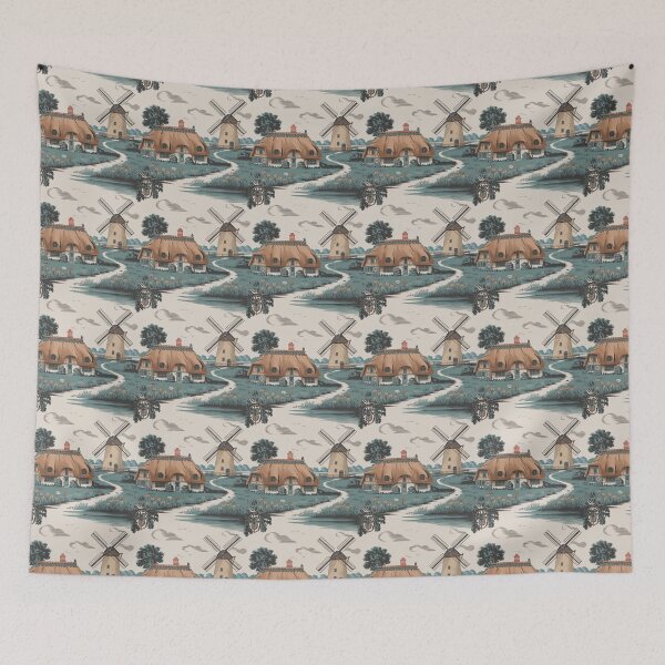 Item preview, Country Side Toile de jouy pattern designed and sold by Tamas Das.