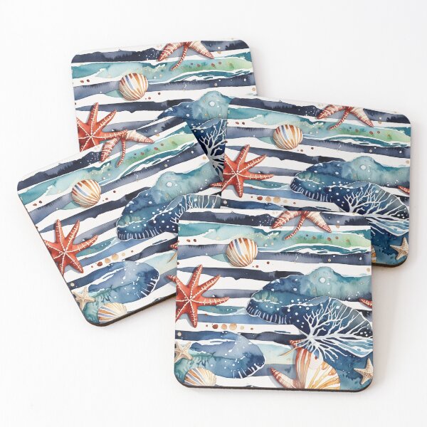 Item preview, Starfish and shellfish designed and sold by skygoma.