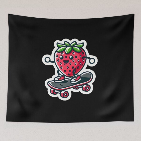Item preview, Rollerskating Strawberry designed and sold by PinUpPizzazz.