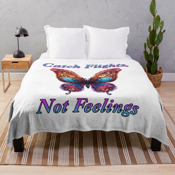 Item preview, Catch Flights, Not Feelings - Butterfly quote 1 designed and sold by Tom-Johnson.