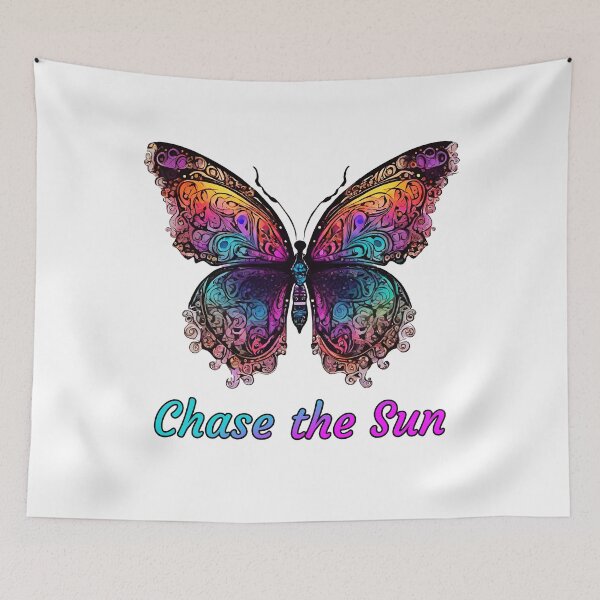 Item preview, Chase the Sun - Butterfly quote 2 designed and sold by Tom-Johnson.