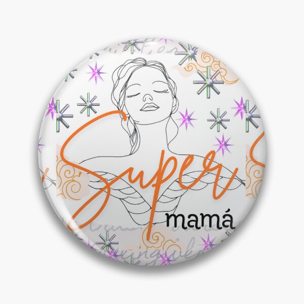 Item preview, Super Mama Line Drawing  designed and sold by Molly's Gone Mad .
