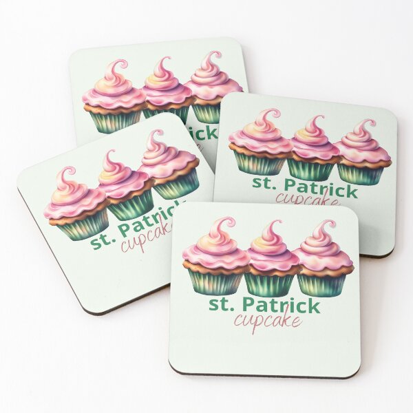 Item preview,   Cupcake St Patricks Day, Cupcake Lovers, Sweet Green Cupcake, Green Muffin, Kiss Me im Irish, St Patrick Squad designed and sold by KolorellaS.