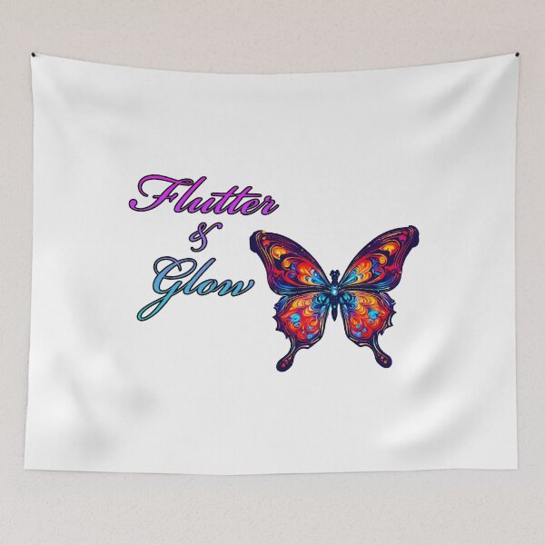 Item preview, Flutter and Glow - Butterfly quote 2 designed and sold by Tom-Johnson.