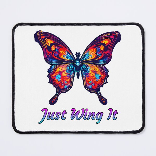 Item preview, Just Wing It - Butterfly quote 1 designed and sold by Tom-Johnson.