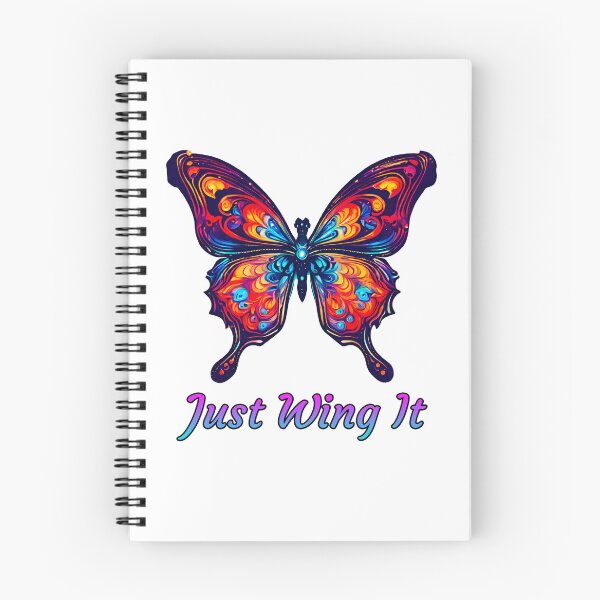 Item preview, Just Wing It - Butterfly quote 1 designed and sold by Tom-Johnson.