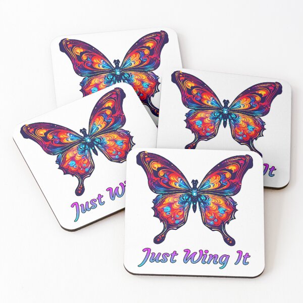 Item preview, Just Wing It - Butterfly quote 1 designed and sold by Tom-Johnson.