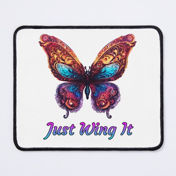 Item preview, Just Wing It - Butterfly quote 2 designed and sold by Tom-Johnson.