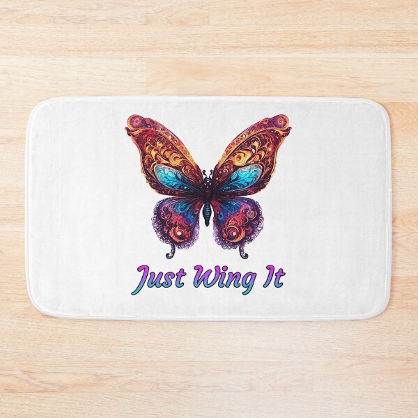 Item preview, Just Wing It - Butterfly quote 2 designed and sold by Tom-Johnson.
