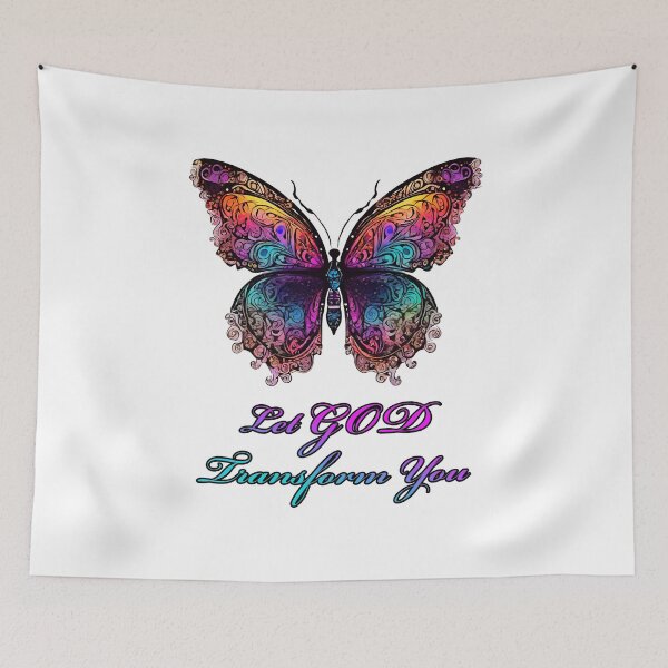 Item preview, Let God Transform You - Butterfly quote 2 designed and sold by Tom-Johnson.