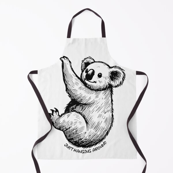Item preview, Just Hanging Around – Cute Koala Design, Funny Saying, Australian Animal Lover designed and sold by Teemaniac.
