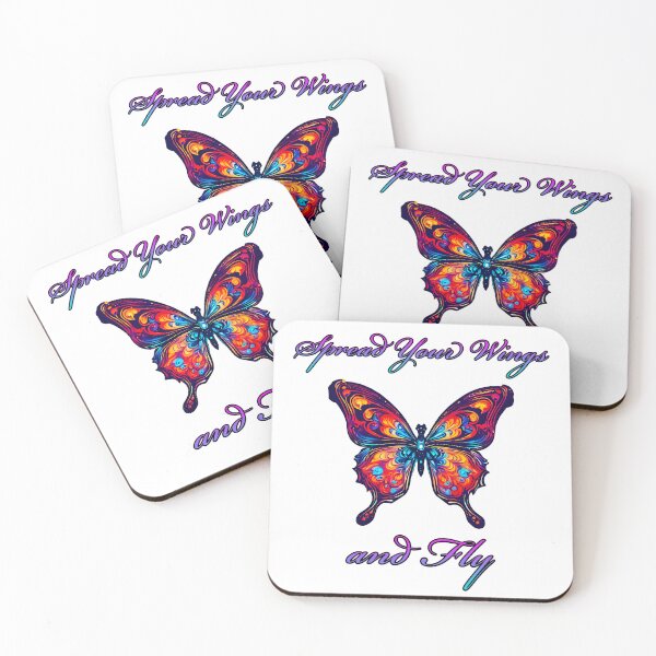 Item preview, Spread Your Wings and Fly - Butterfly quote 1 designed and sold by Tom-Johnson.