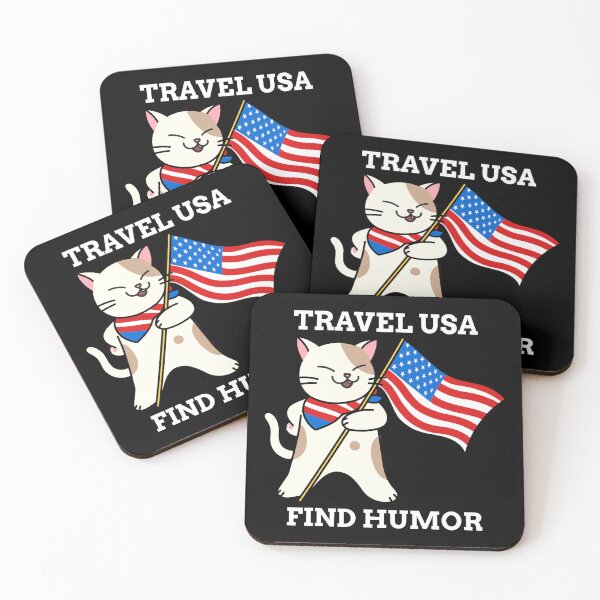 Item preview, Travel USA Find Humor United States USA Travel T-Shirt designed and sold by All About Merch.