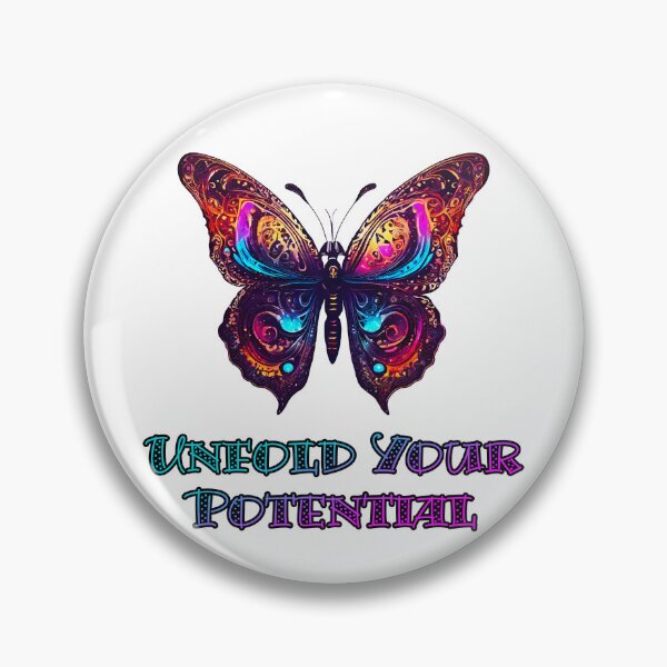 Item preview, Unfold Your Potential - Butterfly quote 2 designed and sold by Tom-Johnson.