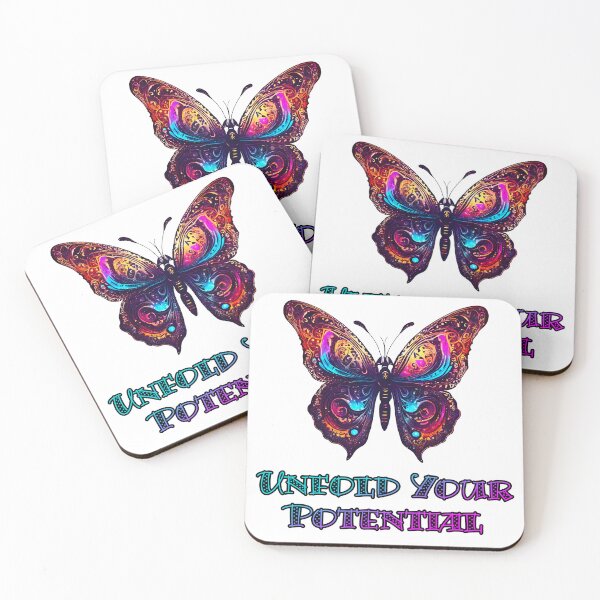 Item preview, Unfold Your Potential - Butterfly quote 2 designed and sold by Tom-Johnson.