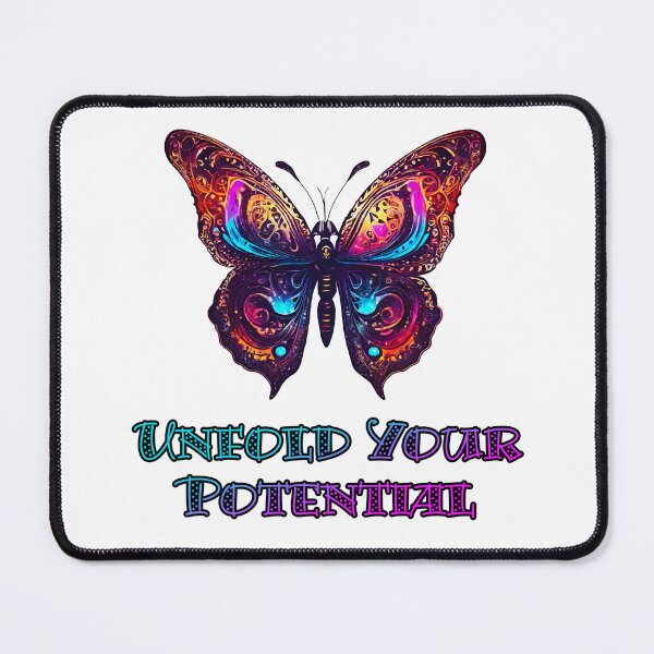Item preview, Unfold Your Potential - Butterfly quote 2 designed and sold by Tom-Johnson.