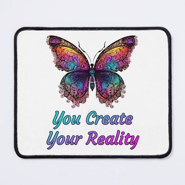 Item preview, You Create Your Reality - Butterfly quote 1 designed and sold by Tom-Johnson.