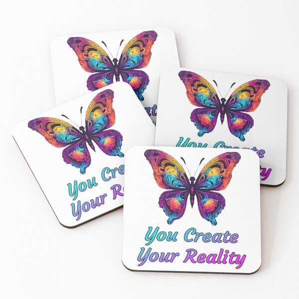 Item preview, You Create Your Reality - Butterfly quote 2 designed and sold by Tom-Johnson.