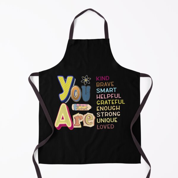 Item preview, You are Kind Loved Brave Enough Tee Rainbow Affirmations Gift Inspirational Positive Affirmations designed and sold by MotivaChic.
