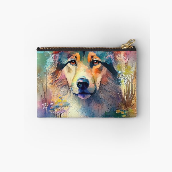 Item preview, Colourful dog portrait wall art designed and sold by alan tunnicliffe.