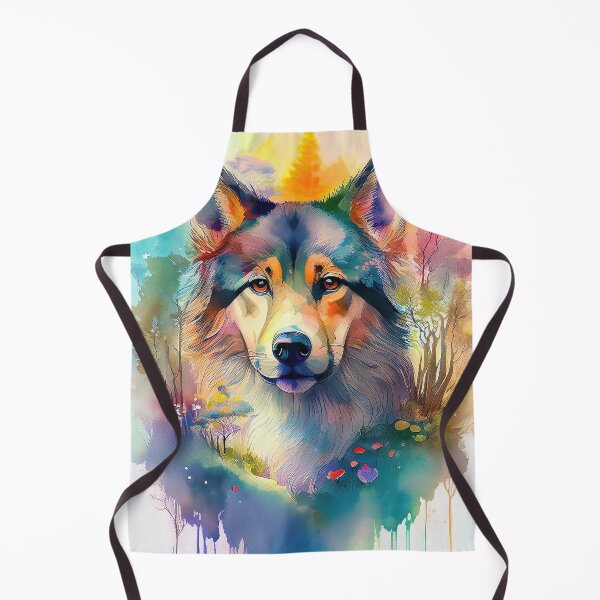 Item preview, Colourful dog portrait wall art designed and sold by alan tunnicliffe.