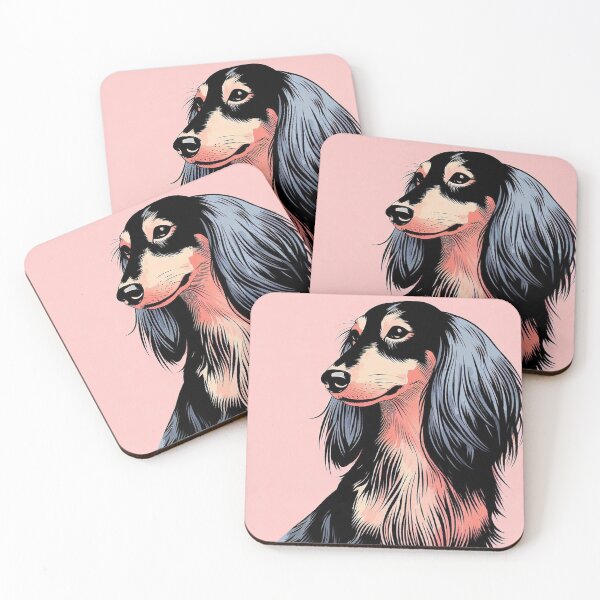 Item preview, Whimsical Pink Dachshund designed and sold by zzz888.