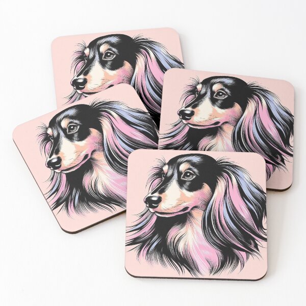 Item preview, Pastel Dachshund Elegance designed and sold by zzz888.